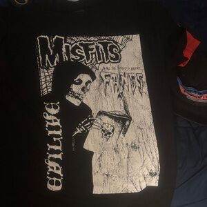 Misfits Black Graphic T-Shirt